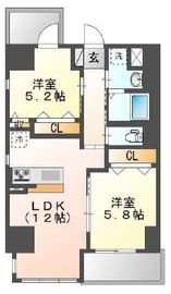 フェリーチェプランドール 803 間取り図