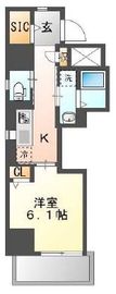 フェリーチェプランドール 405 間取り図