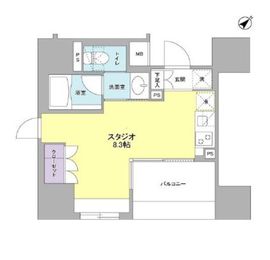 コンフォリア池袋DEUX 305 間取り図