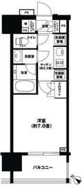 リビオレゾン勝どきnex 11階 間取り図