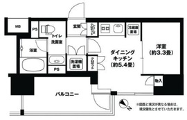 リビオレゾン勝どきnex 13階 間取り図