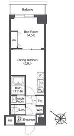 コンフォリア志村坂上 205 間取り図