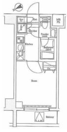 プレミアムキューブ新中野 1階 間取り図