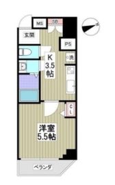 スペランツァ日本橋 501 間取り図