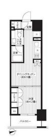 レジディア新御徒町 1302 間取り図