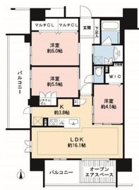 ヴェレーナ木場公園 5階 間取り図