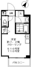 シティタワー武蔵小山 7階 間取り図