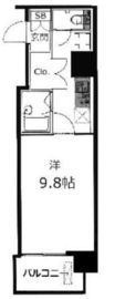 シティタワー武蔵小山 8階 間取り図