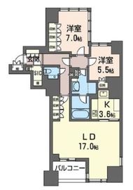 プレミスト六番町 5階 間取り図