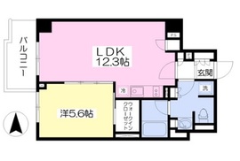 コートレアル三田綱町 306 間取り図