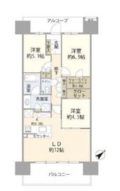 ザ・ガーデンズ東京王子 16階 間取り図