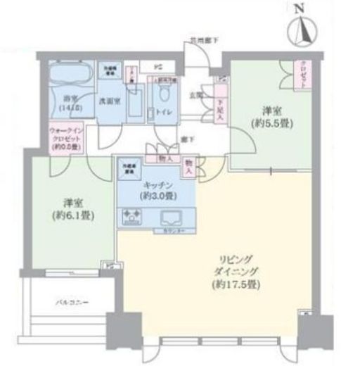 シティタワーズ豊洲ザ・シンボル 29階 間取り図