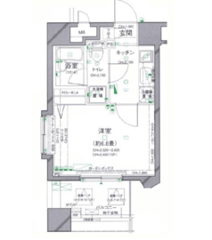 パレステュディオ渋谷ウエスト 10階 間取り図