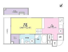 シルバラードスプリングス 203 間取り図