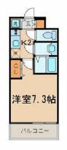 ルモンド南麻布 6階 間取り図