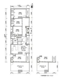 東雲キャナルコートCODAN 12-1108 間取り図