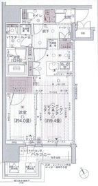 インプレストコア四谷坂町 8階 間取り図