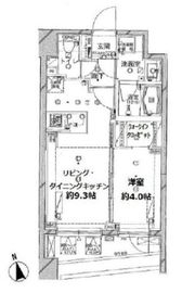 シティインデックス木場 603 間取り図