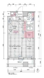 プレール・ドゥーク蔵前 602 間取り図