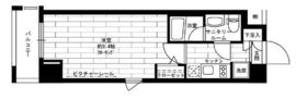 ステージファースト新御徒町 10階 間取り図