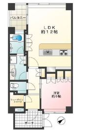 レジデンシア春日安藤坂 8階 間取り図
