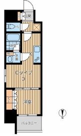 プライマル西蒲田 203 間取り図