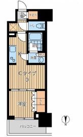 プライマル西蒲田 202 間取り図