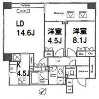 ヴェーゼント芝の杜ヒルトップハウス 5階 間取り図