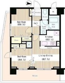 コンチェルト杉並 501 間取り図