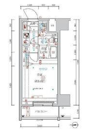 アルテシモクルセ 1401 間取り図