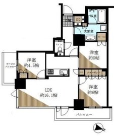 王子飛鳥山ザ・ファーストタワー＆レジデンス 10階 間取り図