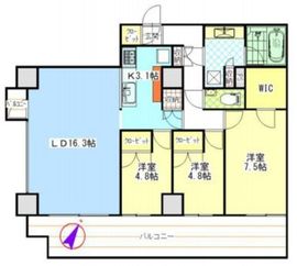 王子飛鳥山ザ・ファーストタワー＆レジデンス 24階 間取り図