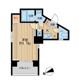 アムス大手町 703 間取り図