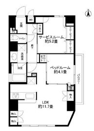 フォレシティ島津山 301 間取り図
