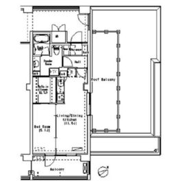 マチュリティ小石川 412 間取り図