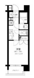 セレビア新宿御苑前 5階 間取り図