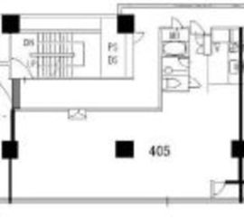 ヒューリック銀座ウォールビル 405 間取り図