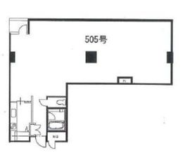 ヒューリック銀座ウォールビル 509 間取り図