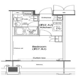 品川グラスレジデンス 1203 間取り図