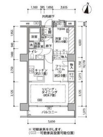 東雲キャナルコートCODAN 18-511 間取り図