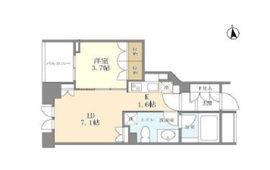 シティハウス東京新橋 5階 間取り図