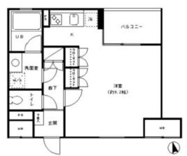 ヒルトップ北沢 203 間取り図