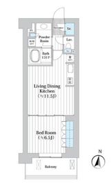 アビティグランデ砧 4階 間取り図