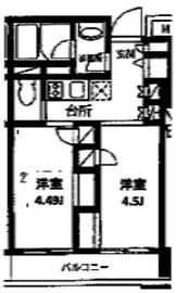 カスタリア戸越駅前 214 間取り図