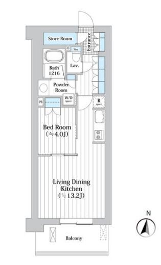 アビティグランデ砧 4階 間取り図