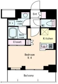 フレンシア用賀 303 間取り図