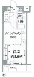 デ・ソーレ東池袋 508 間取り図