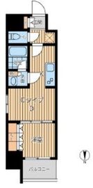 プライマル西蒲田 1303 間取り図