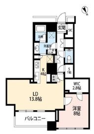 勝どきザ・タワー 47階 間取り図