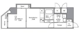 レジディア入谷 306 間取り図